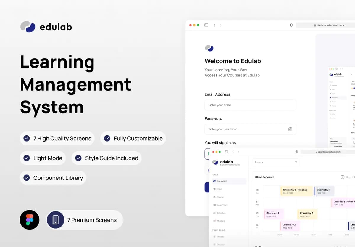 Edulab | Learning Management System UI Kit
