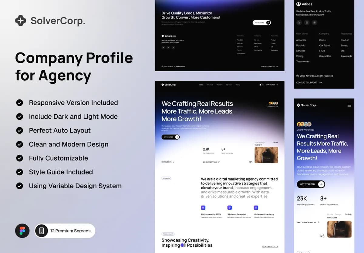 SolverCorp | Company Web Profile for Agency