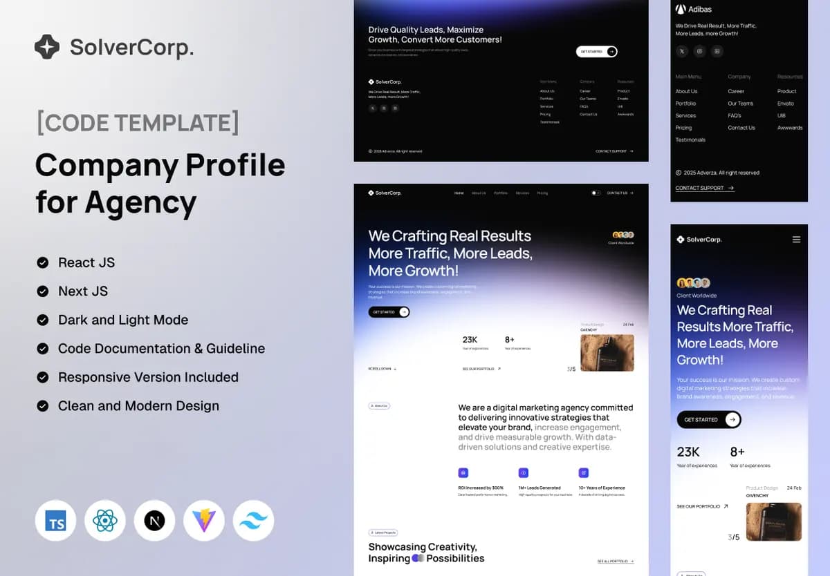 Web Template | Website for Agency